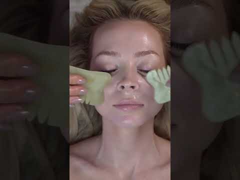 Spa Day Bliss: Glow Serum & Jade Comb Magic #shorts