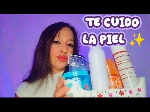 TE HAGO MI RUTINA DE SKINCARE 💆‍♀️✨ ASMR | Sonidos Relajantes para Dormir 