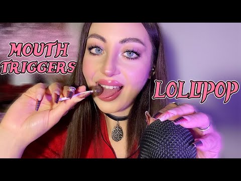 ASMR {LOLLIPOP & TRIGGER WORDS} High Sensitivity, Chaotic, Intense |Marathon of Mouth Sounds, Day 14