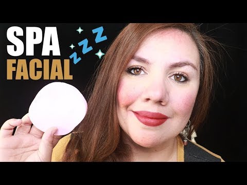 ASMR en Español RolePlay Spa Facial Tocando Tu Carita / Limpieza y Masaje Facial / Murmullo Latino