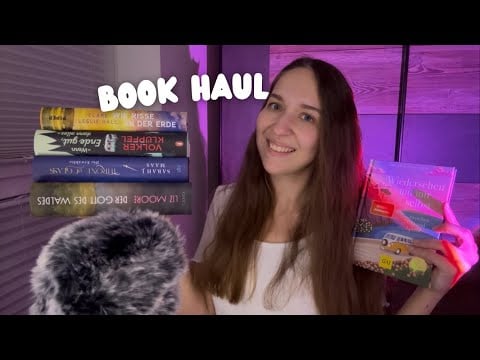 ASMR Thrifted Book Haul 📚 (Fluffy Mic, Book Triggers, Page Flipping & Turning, Tracing, Whispers)