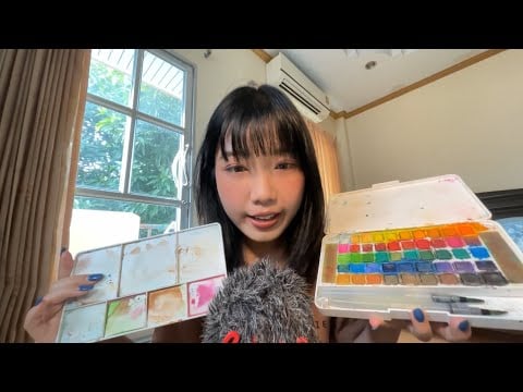 ASMR //  Painting on your face🫟🖌️~