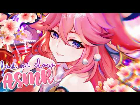 АСМР 🌷🌸быстро или медленно?🌷🌸 asmr russian close whisper & fast to slow~