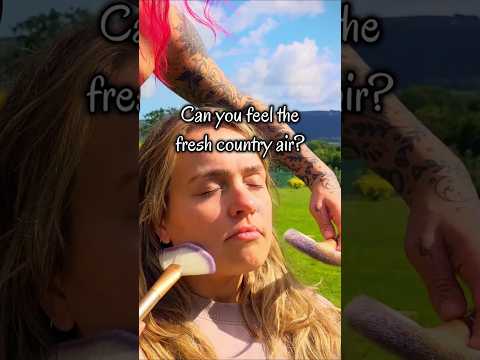 Real person ASMR in nature #asmrmassage #asmr #asmrtracing #realpersonasmr #relaxation #nature
