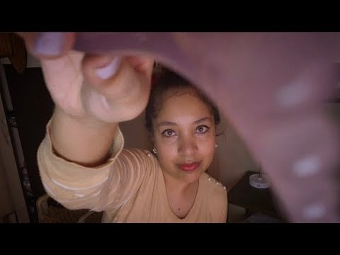 ASMR Makeup, penteado, massagem nos ombros para aliviar tensões (te preparando p/dia de compromisso)