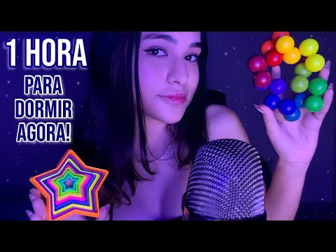 ASMR | 1 hora para quem PRECISA DORMIR URGENTEMENTE! - sons extremamente relaxantes 😴