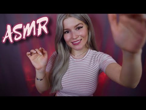 ASMR Removing your negative energy & stress 🤍 Close-up, plucking, hands movements, mouth sounds ✨