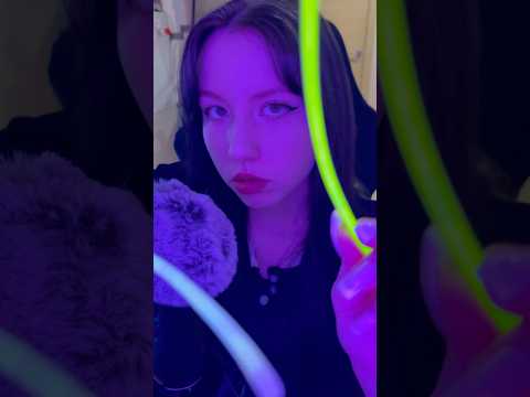 ASMR with glow sticks💓 #asmr