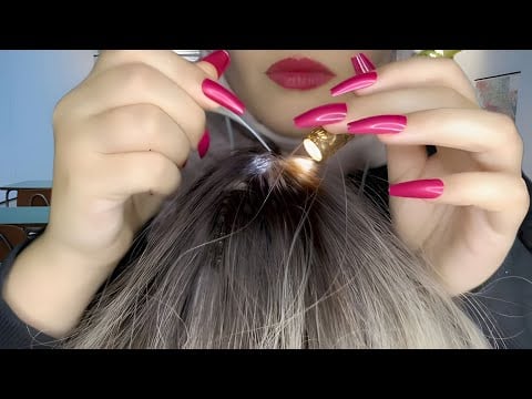 ASMR 🏫 Girl In The Back Of Class Plays With Your Hair And Placks Your Grays (Massaging No Talking)