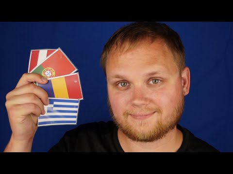 ASMR | Guess the flag 🇪🇺 with your eyes closed (fast in rain ⛈️)
