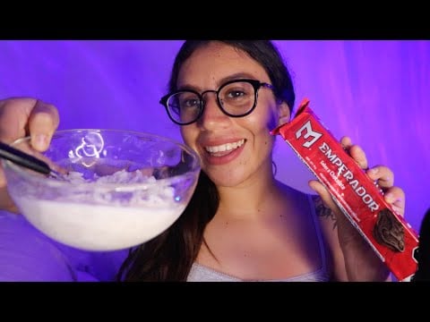 ASMR arroz con leche y galletas 🍫 + charla conspiranoica
