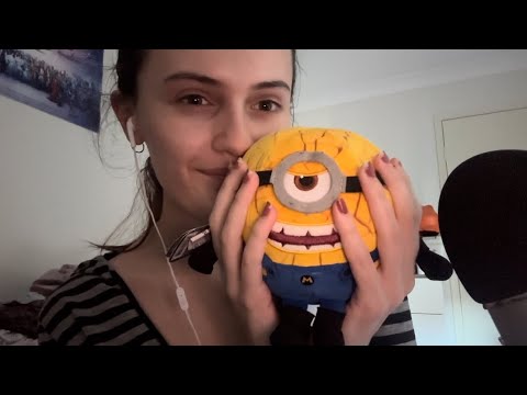 ASMR Crinkly Sounds with Mega Minion (+ Bonus Sticky Sounds at end)