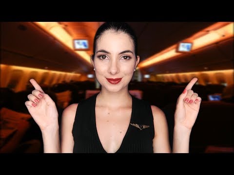 ASMR: ROLEPLAY AEROMOÇA - Vídeo para relaxar!