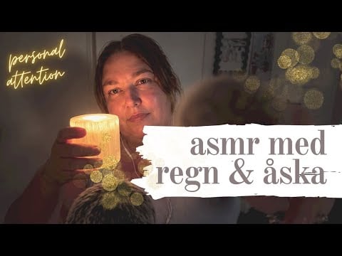 ASMR: Regn, åska och personal attention 🥱😴⛈️🌙