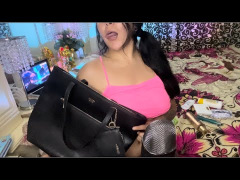 👀🔥🥵💦ASMR EN ESPAÑOL | ¿QUE HAY EN MI BOLSA? + SONIDOS MUY RELAJANTES💦👀🥵🔥