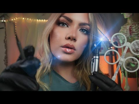 ASMR Ear and Cranial Nerve Exam, but YOU Hear Things! Echo Layered Sounds