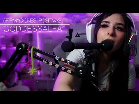 Afirmaciones Positivas ASMR 🌈 | Micrófono Hiper Sensible 💨 GoddessAlfa