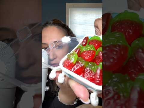 Gummies in a Suitcase #asmr #candy #eating #fyp