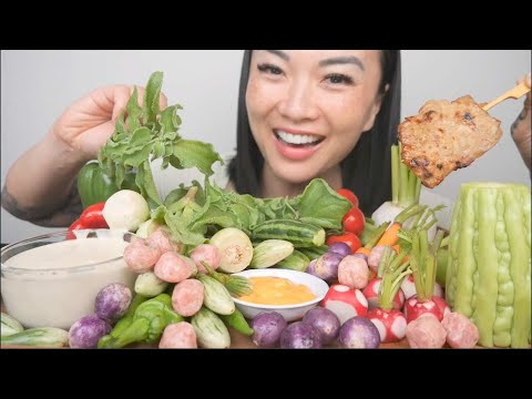 VEGGIE PLATTER *THAILAND EDITION (ASMR EATING SOUNDS) NO TALKING | SAS-ASMR