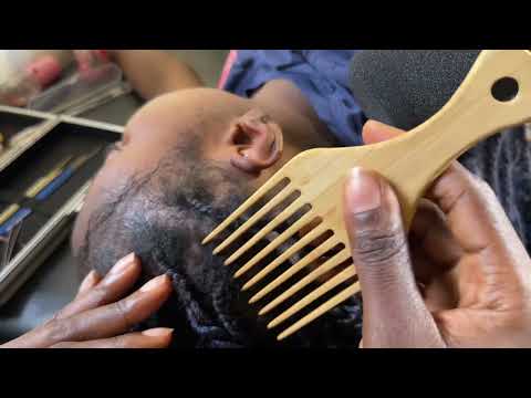 EAR CLEANING AND PICKING, SCALP SCRATCHING AND MASSAGE FOR RELAXATION AND SLEEPY PEOPLE