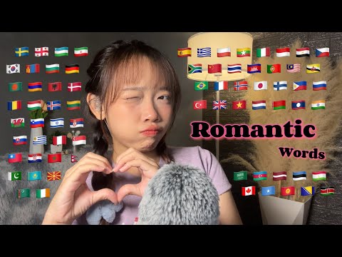 ASMR Romantic Words💓 in 70 Different Languages (2 hours for sleep)