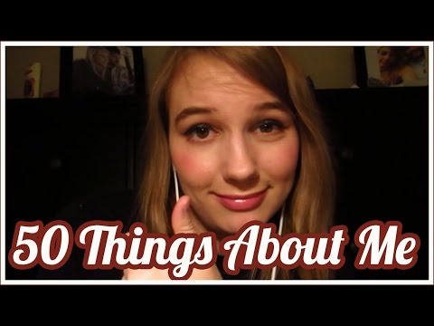 [BINAURAL ASMR] 50 Things About Me (ear to ear whispering)