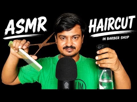 [ASMR]The Most realistic barbershop Haircut EVER💈💇✂️ (ASMR ROLEPLAY)