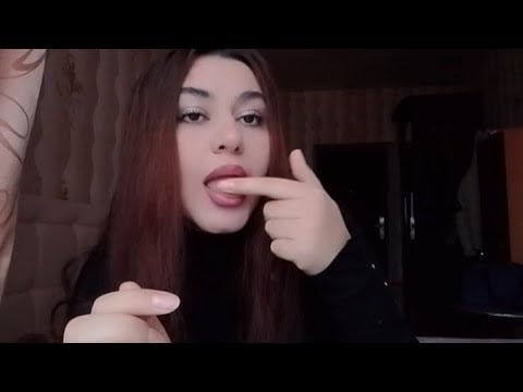 Asmr spit painting and eating your face