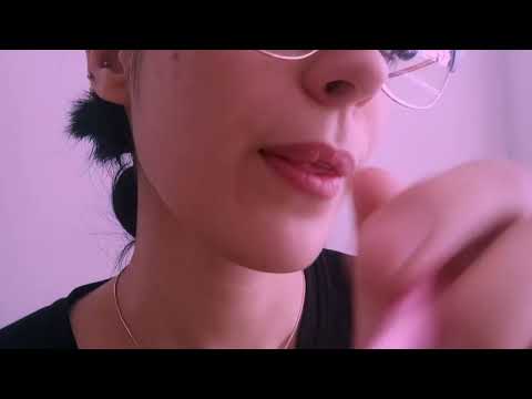 ASMR Random Spit Painting & fast mouth sound💆