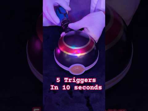 5 ASMR Pokeball triggers in 10 seconds #asmr #shorts