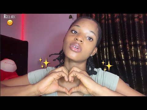 ASMR Soft Whispering~inaudible whispers| MOUTH SOUNDS~I love you ❤️