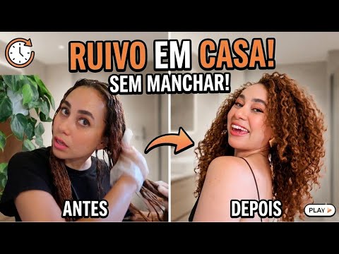 RETOCANDO MEU RUIVO EM CASA (passo a passo)