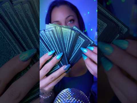 just for funzies💙 #asmr #asmrsounds #asmrvideo #tappingasmr #tarotcards