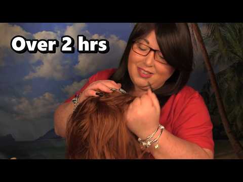 ASMR Indian Head Massage Compilation, Hair Pulling, Scalp Massage for Relaxation & MAXIMUM Tingles