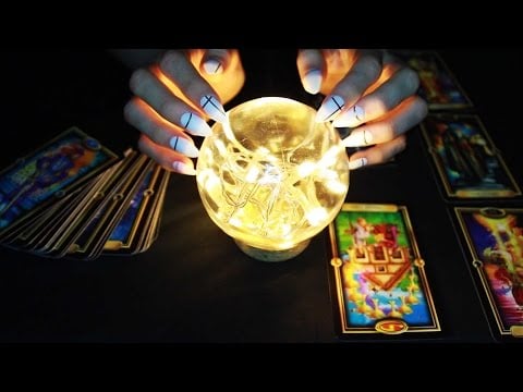Halloween ASMR Tarot card reading roleplay