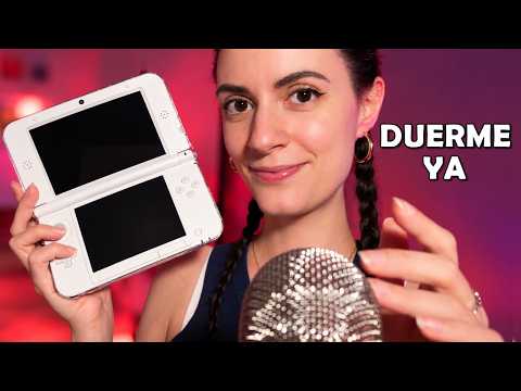 ASMR Español PARA DORMIR RÁPIDO 😴 3ds xl, susurros, tapping, masaje