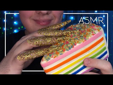 ASMR The best Tapping & Scratching Triggers for Tingles & Sleep! 🍰 (No Talking)
