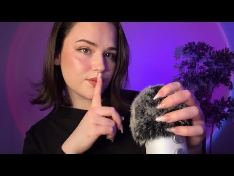 Mic Blowing and Fluffy Cover Scratching | No Talking, Gentle & Cozy ASMR for Sleep