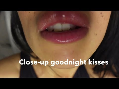 Pov tiny: Giantess Pulls You Into Bed with Close-up  Goodnight Kisses | relaxing ASMR 