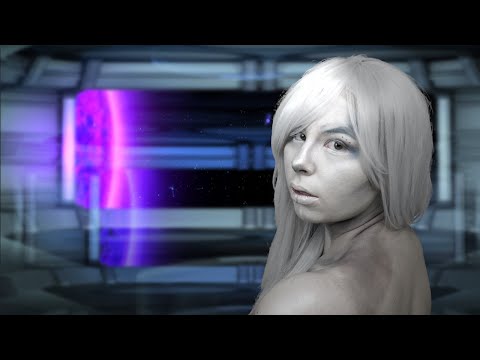 ASMR Sci Fi Alien Inspects & Measures You Roleplay (Unintelligible, Examination, Space Ambience)