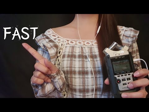 ASMR 빠른 단어반복♡ | fast trigger words(english, italian, spainish, japanese, korean)