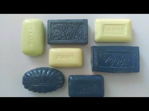 Dry Soap carving ASMR/ Semi dry soap/relaxing sounds/ Satisfaction ASMR video/Cutting soap