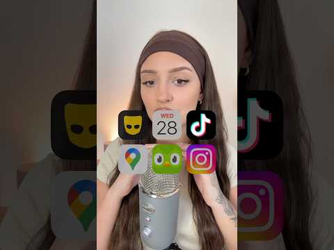 My TOP APP IS WHAT?! #asmr #tingles #triggersforsleep #asmrtingles #relax #relaxing