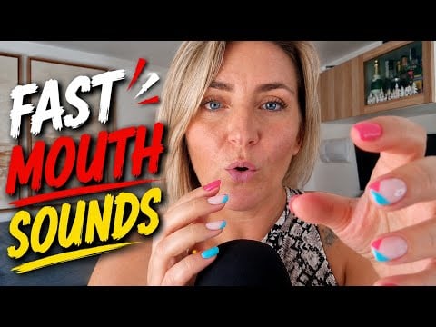 ASMR FAST & AGGRESSIVE 🔥 Mouth Sounds, Hand Sounds, Tickling & Mic Scratching