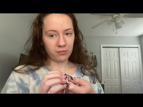 asmr | acrylic nail mic tapping!🎙️ (no talking)