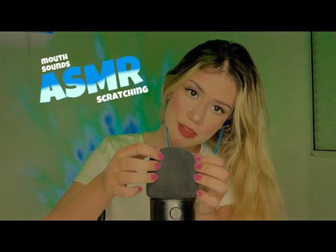 ASMR ARRANHANDO SEUS OUVIDOS + SONS DE BOCA