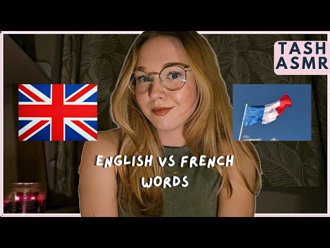 ASMR English Vs French Words