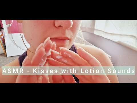 ASMR - Kisses with Lotion Sounds