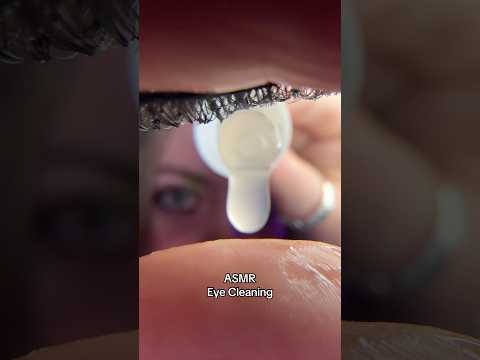 ASMR Eye cleaning to help you get some sleep! 💤 #asmr