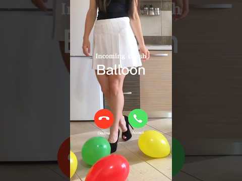 Pea's Peep Toe Heels vs. Balloons! Oddly Satisfying Crushing Things! ASMR